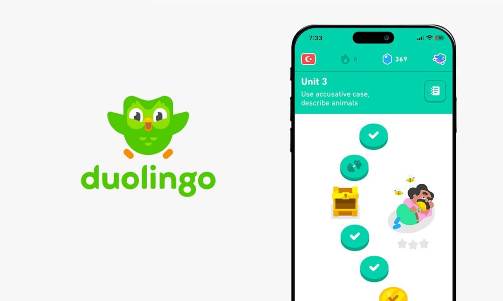 Language app Duolingo 
