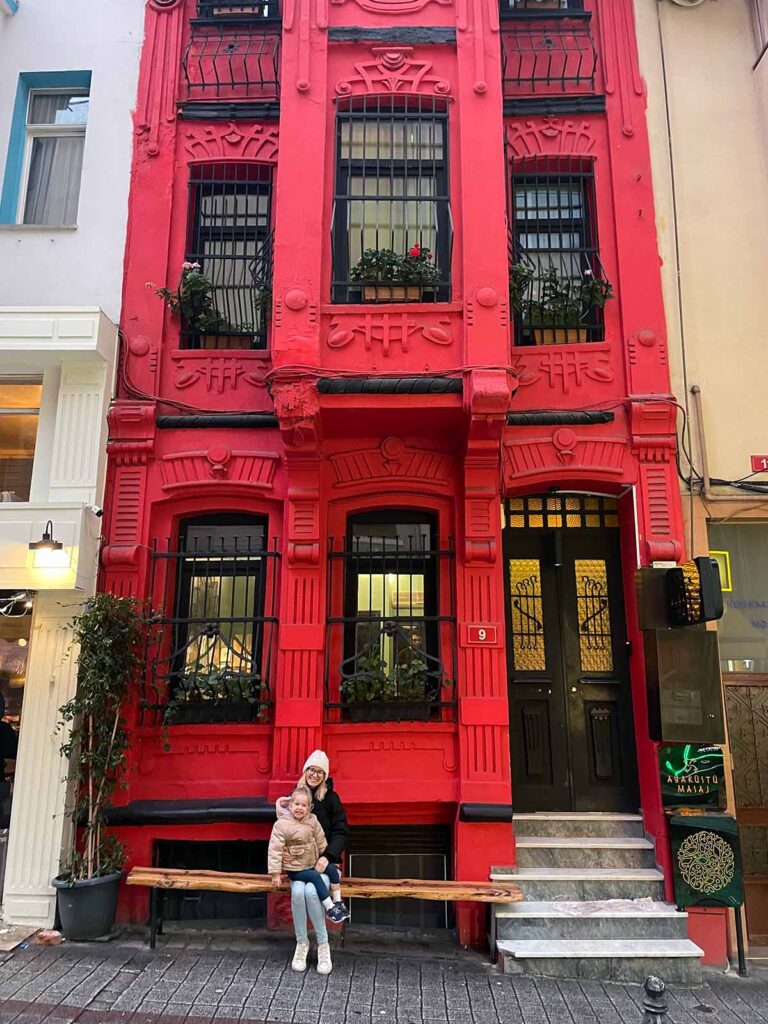 Walking around Istanbul as a family