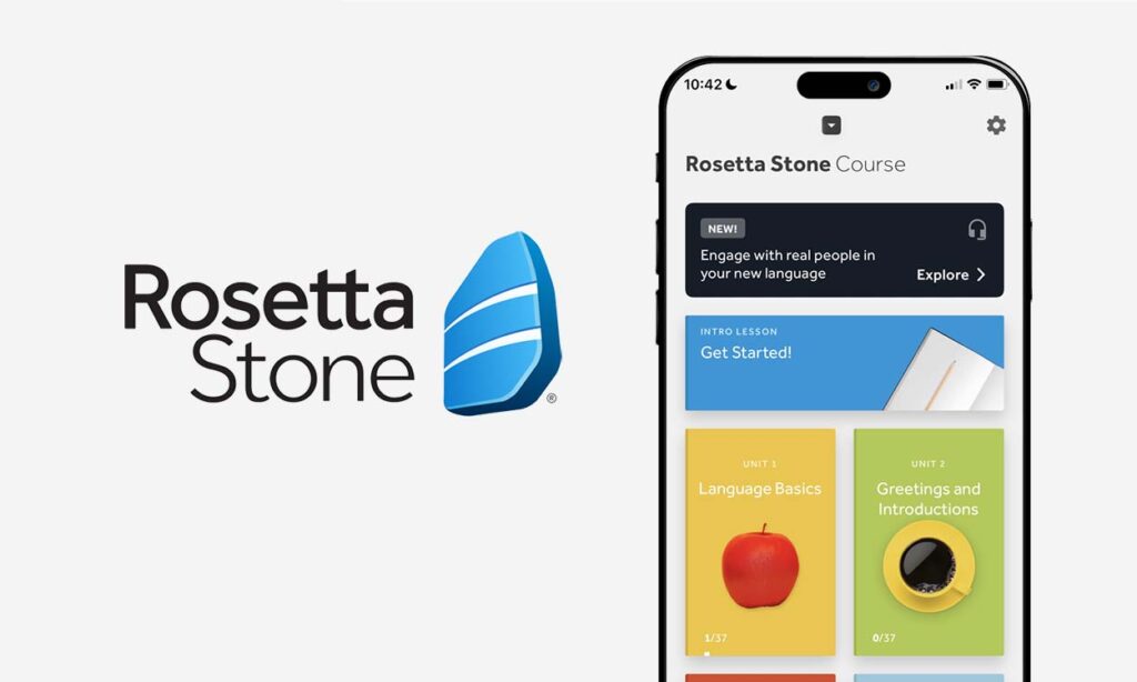 Rosetta Stone language learning app