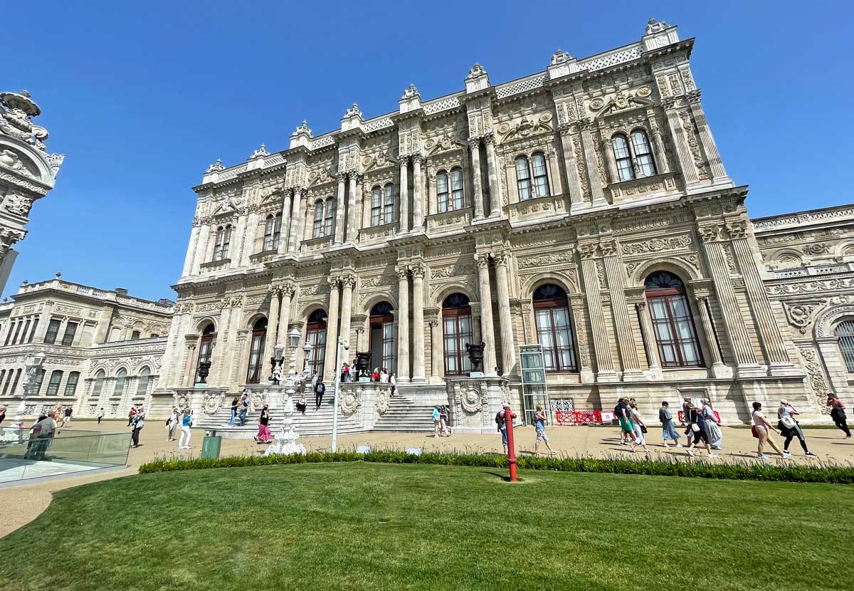 Dolmabahce Palace exterior