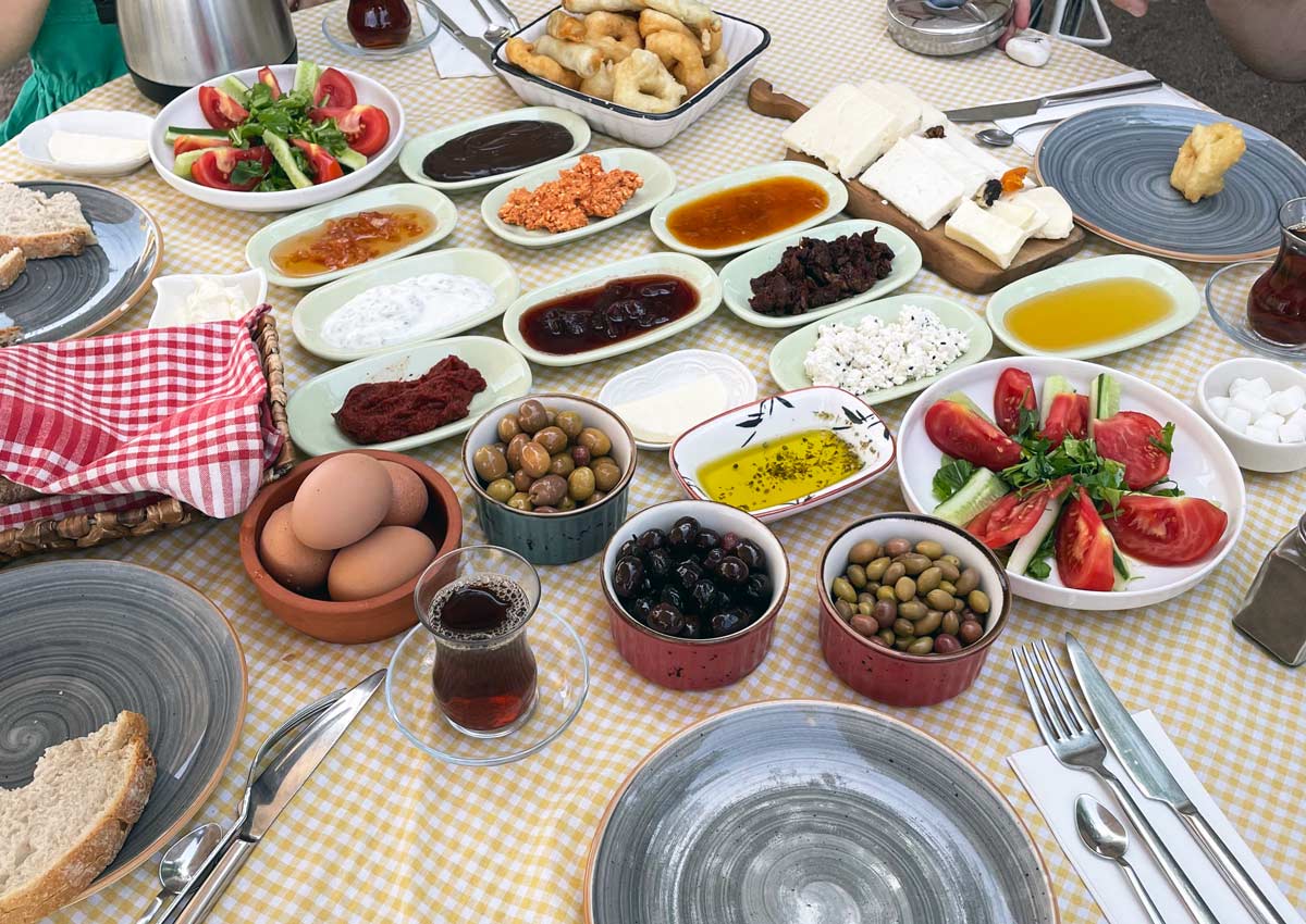The famous Turkish breakfast