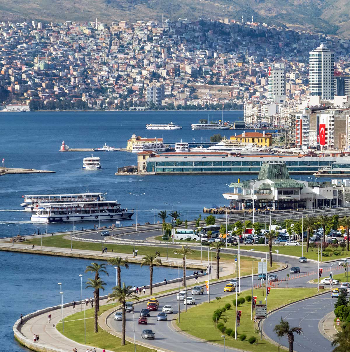 Ferry trip to Bostanli
