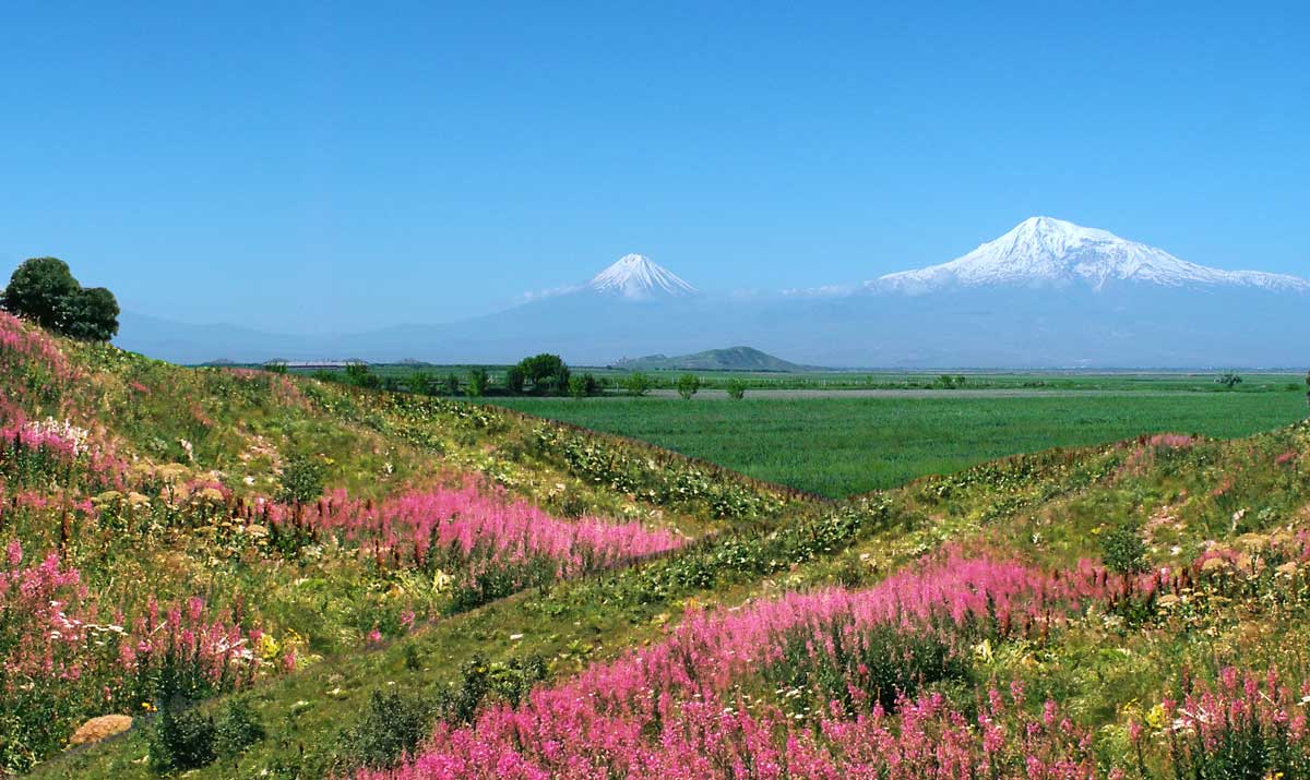 Mount Ararat from the surrounding fields