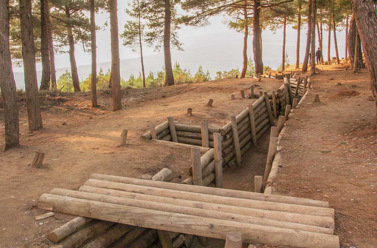 Trenches in Gallipoli - Anzac trenches