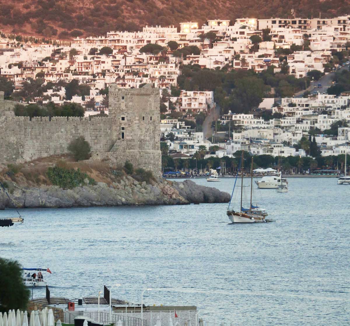 A view of Bodrum castle