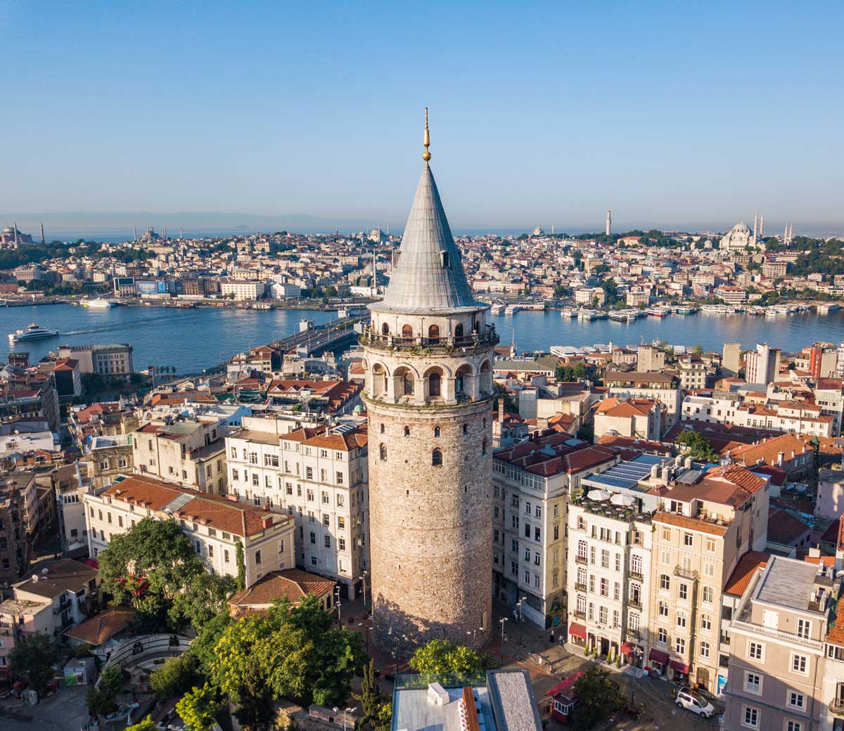 Historical view of Galata Tower